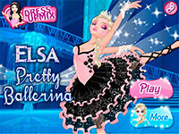 Игра Эльза балерина Игра Эльза балерина